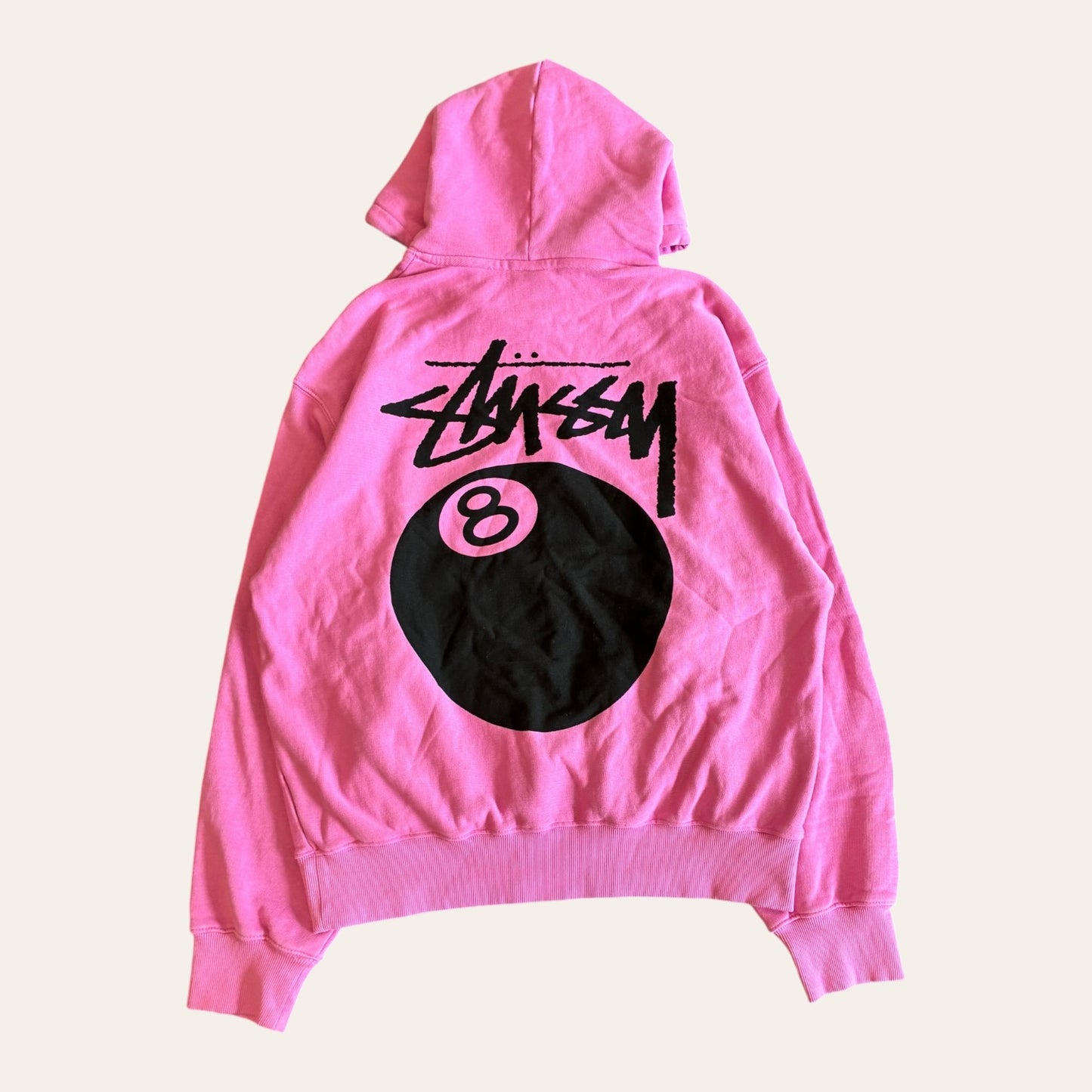 Brand New Stussy Dyed Hoodie Pink Size L