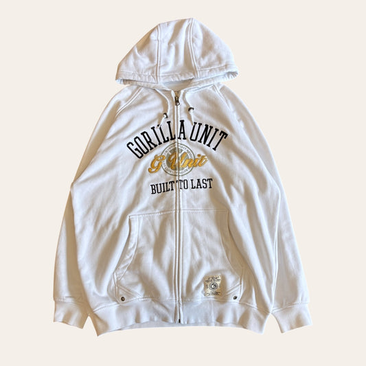 00s G Unit Zip Hoodie White Size XL