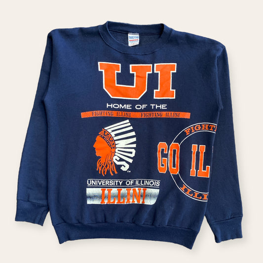 90s Uni of Illinois Sweater Size L