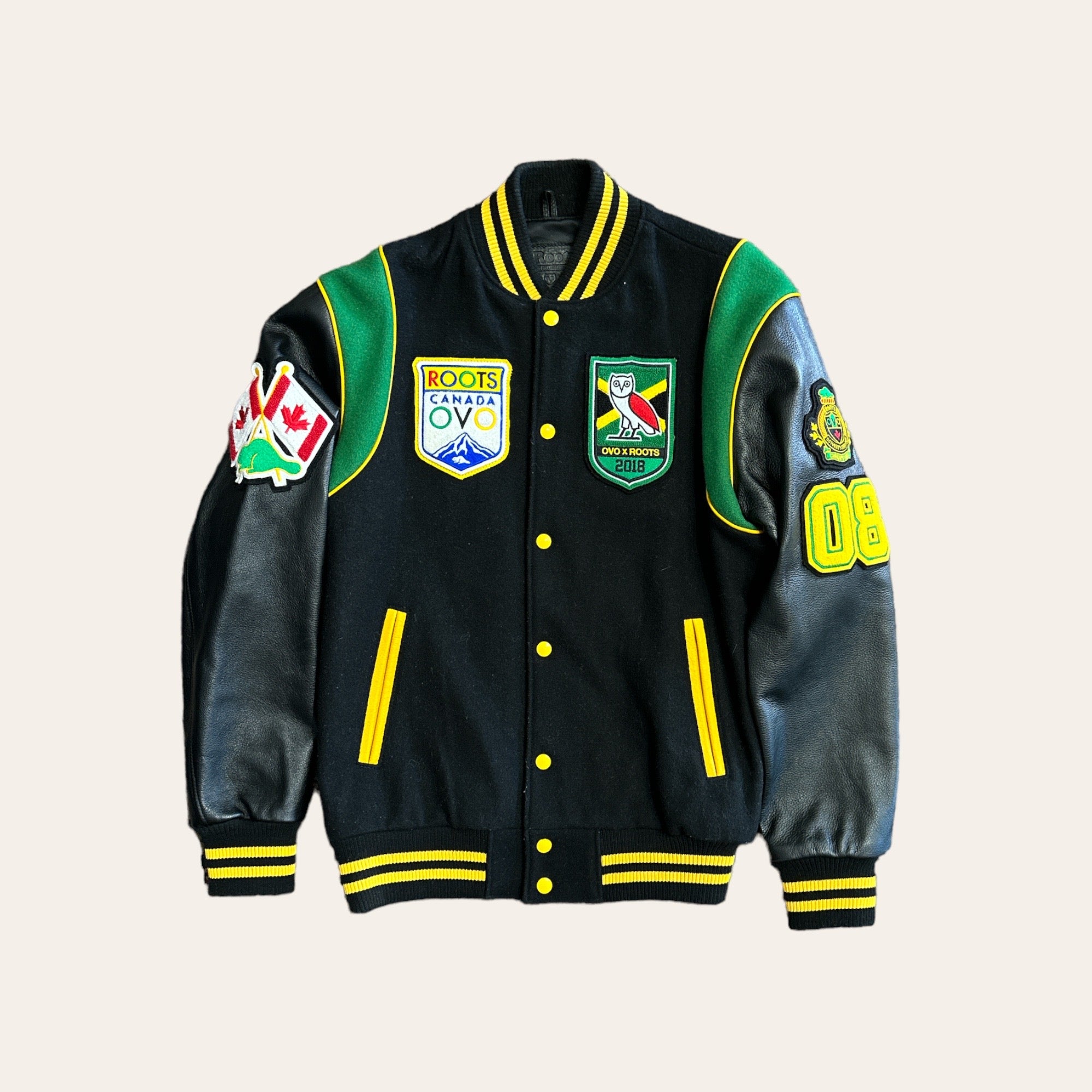 2018 OVO X Roots Varsity Jacket Size S