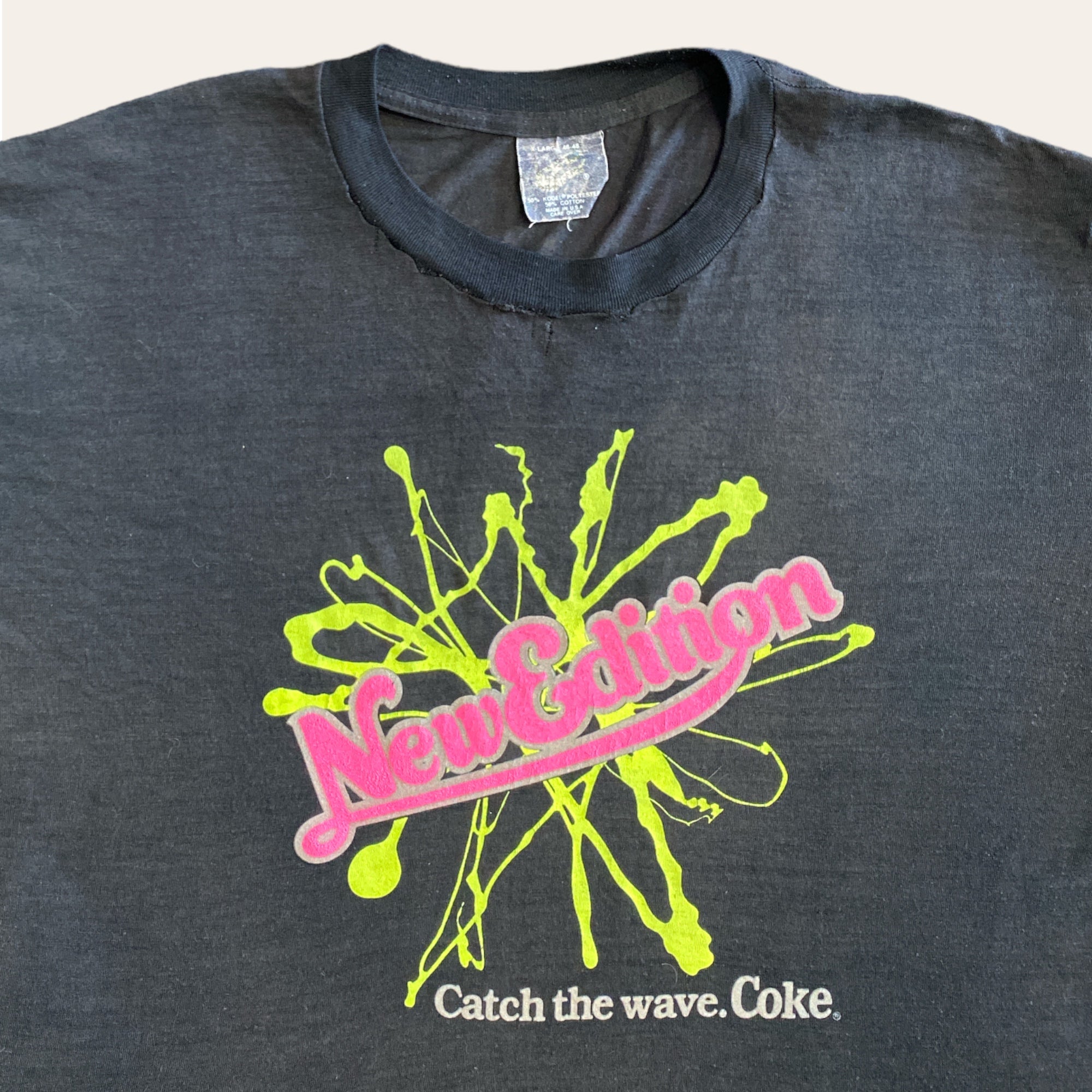 80s Coke Catch The Wave Tee Size XL