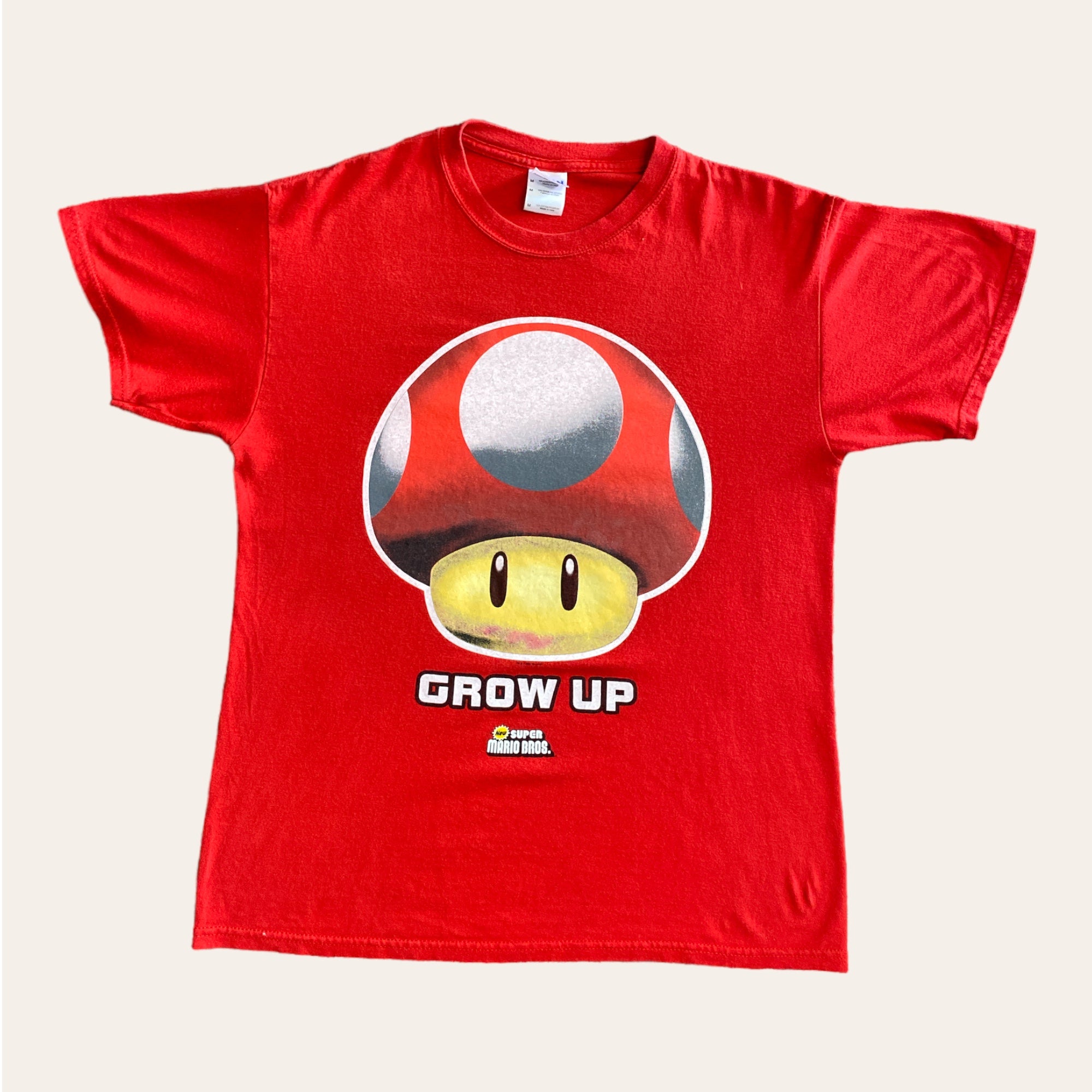 2006 Mario Grow Up Tee Size M