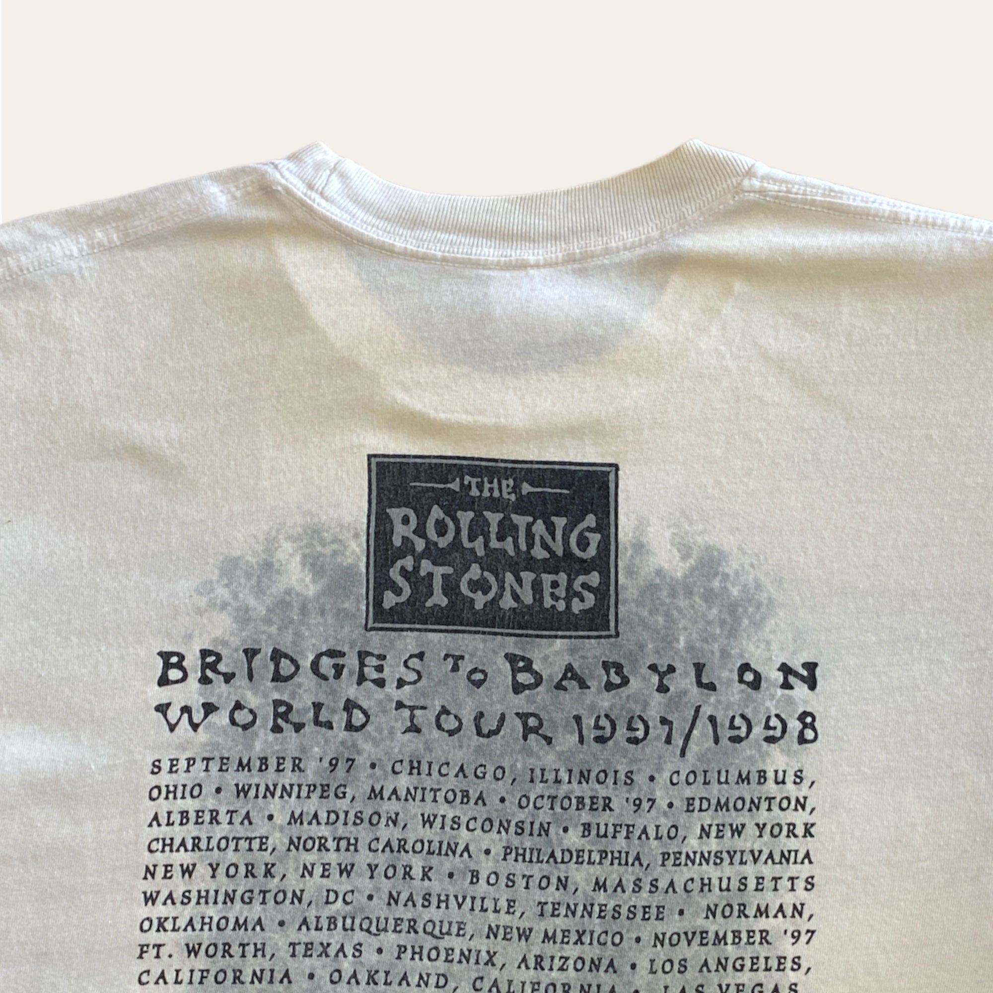 1998 Rolling Stones Tour Tee Size L