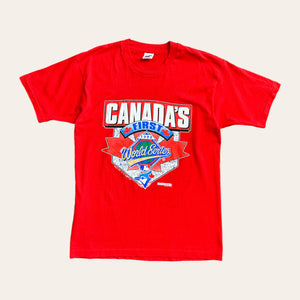 1992 Blue Jays First World Series Tee Size L