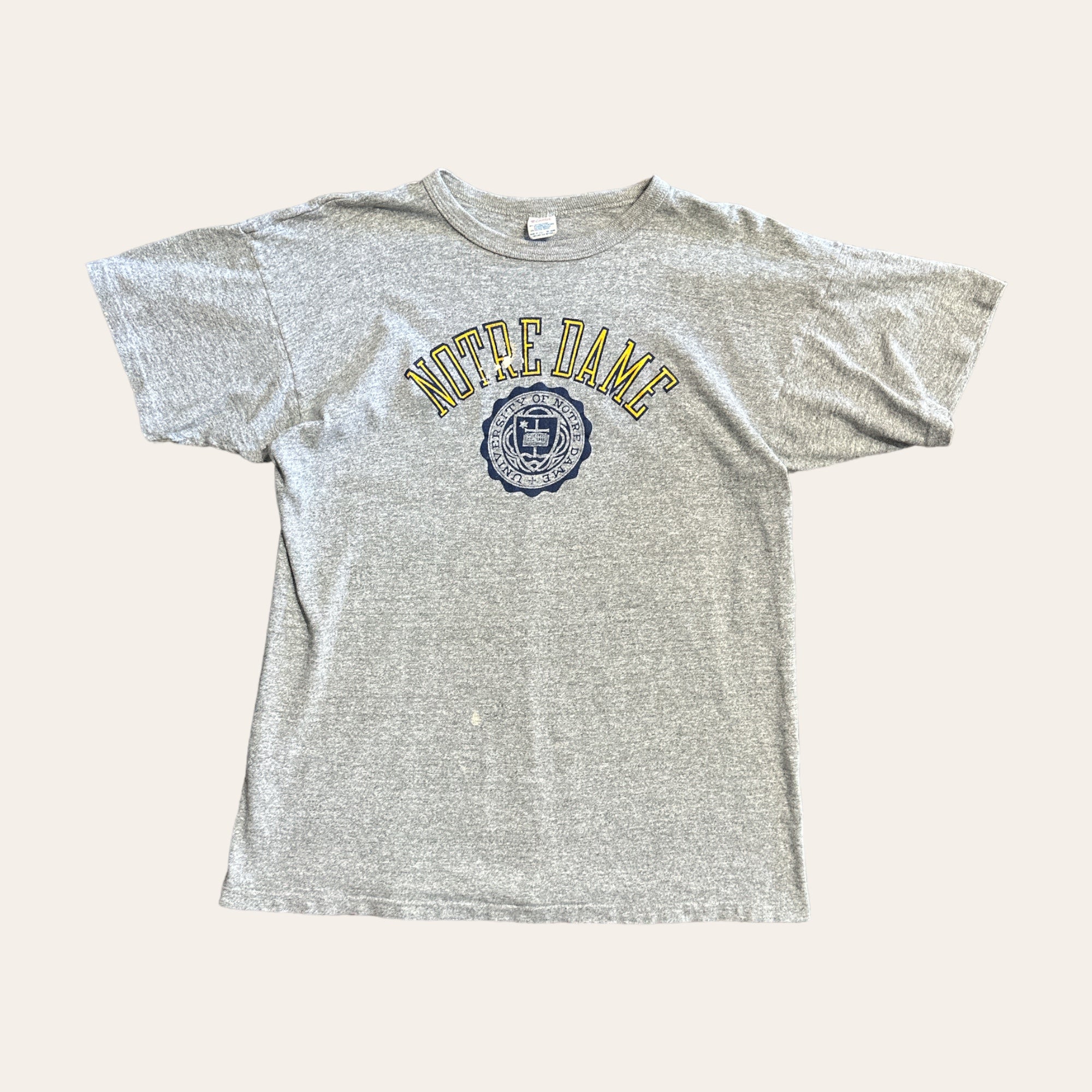 80s Champion Notre Dame Tee Size XL