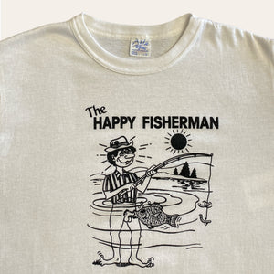 90s Happy Fisherman Tee Size L