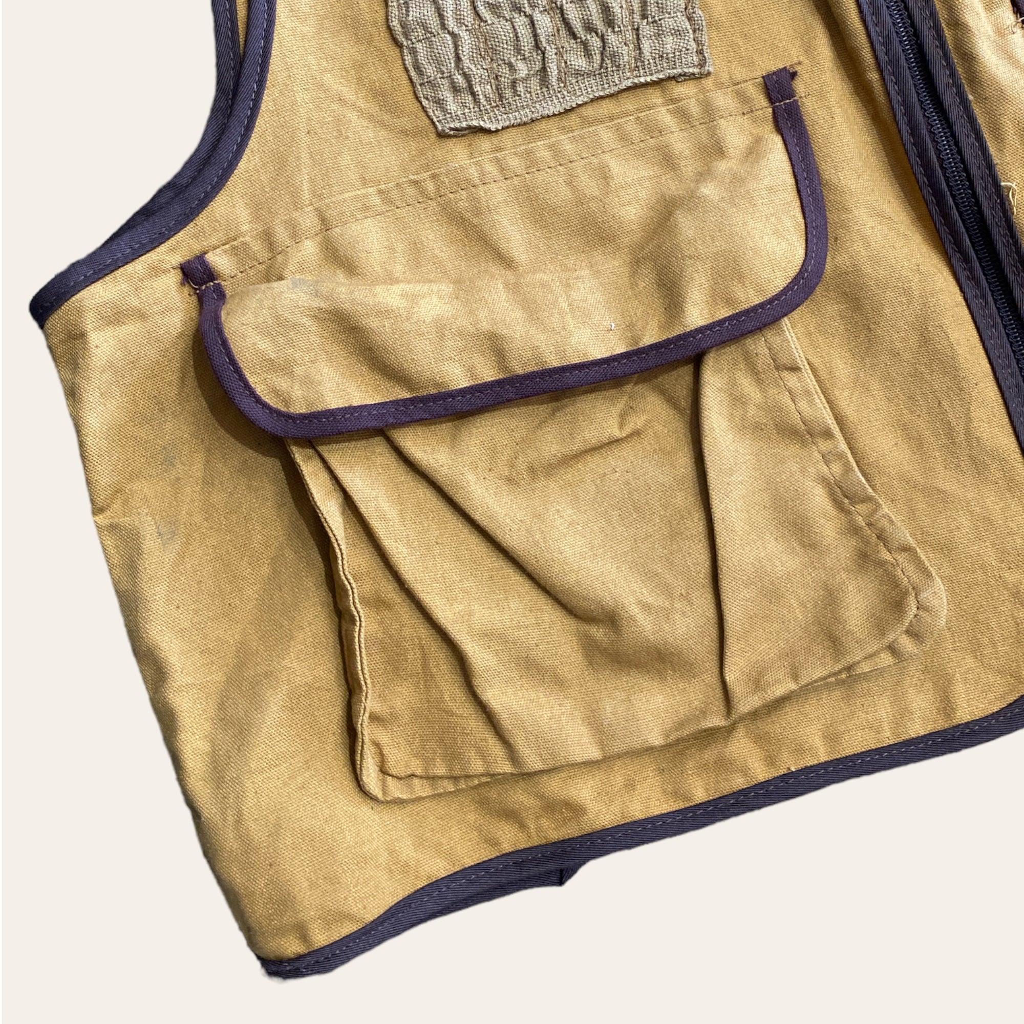 Vintage Red Head Cargo Vest Size XL
