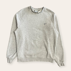 Y2K Nike Side Swoosh Sweater Grey Size L