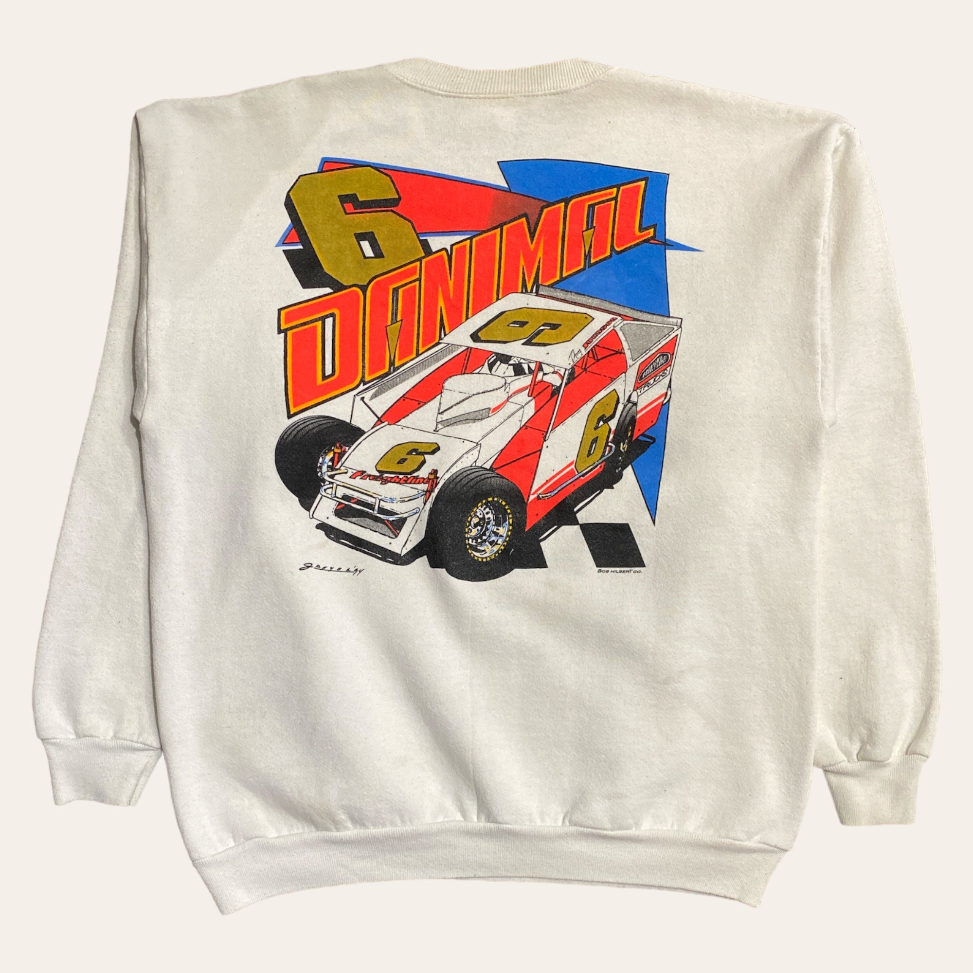 Vintage Danny Johnson Racing Sweater Size XL