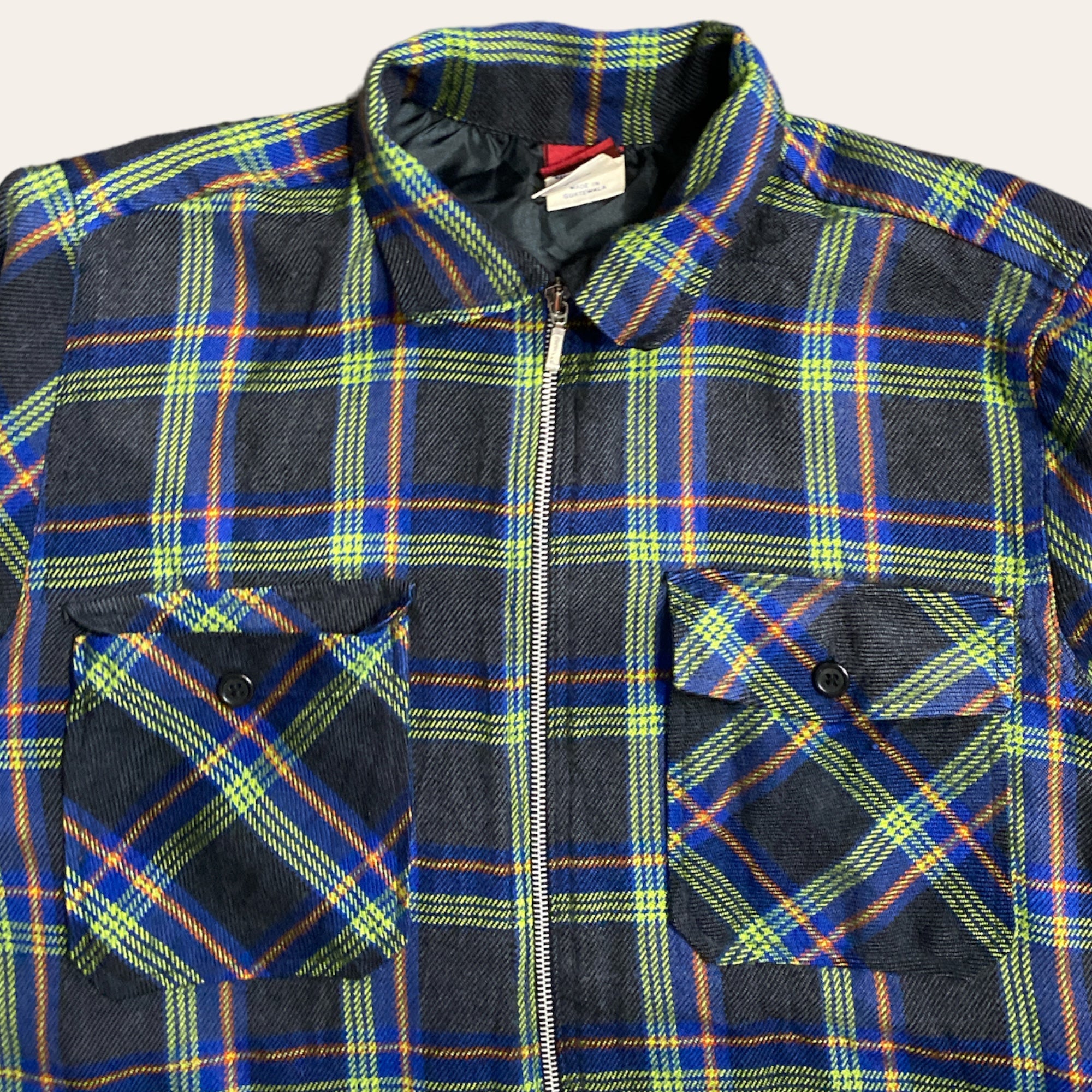 Vintage Palmettos Flannel Zip Up Size M