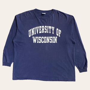 Vintage Uni of Wisconsin Long Sleeve Size XXL