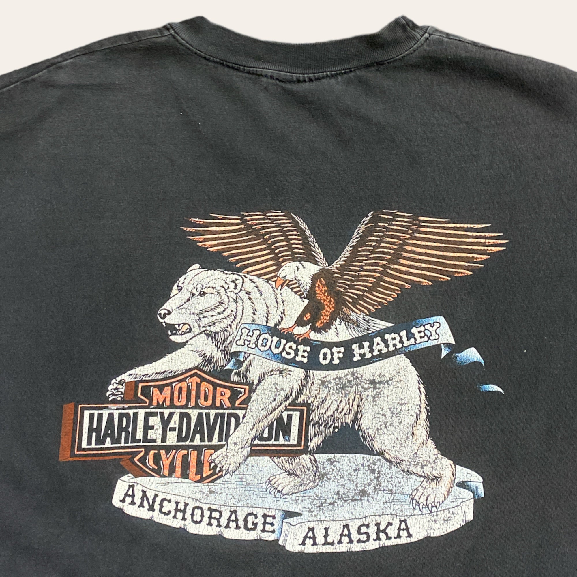 高品質の激安 HARLEY-DAVIDSON 00s ALASKA USA製 Tee Tシャツ