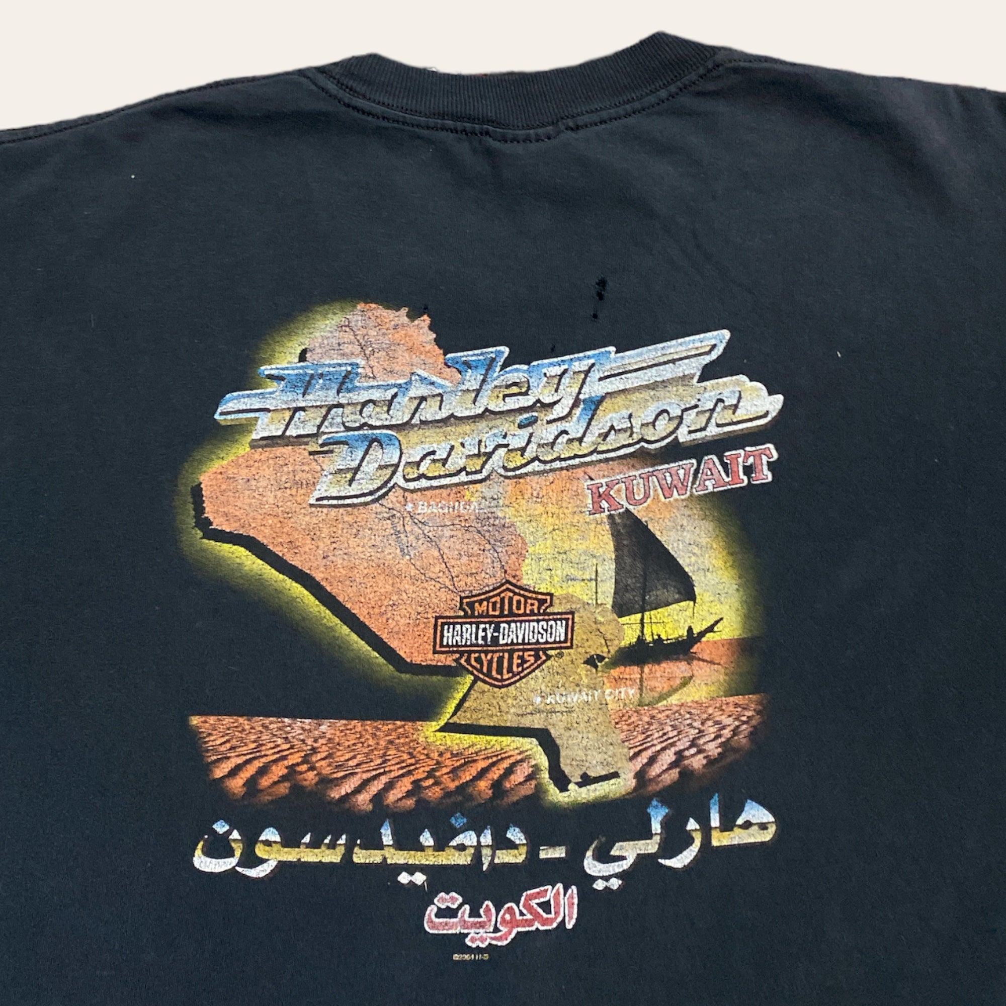 Y2K Harley Davidson Kuwait Tee Size XL