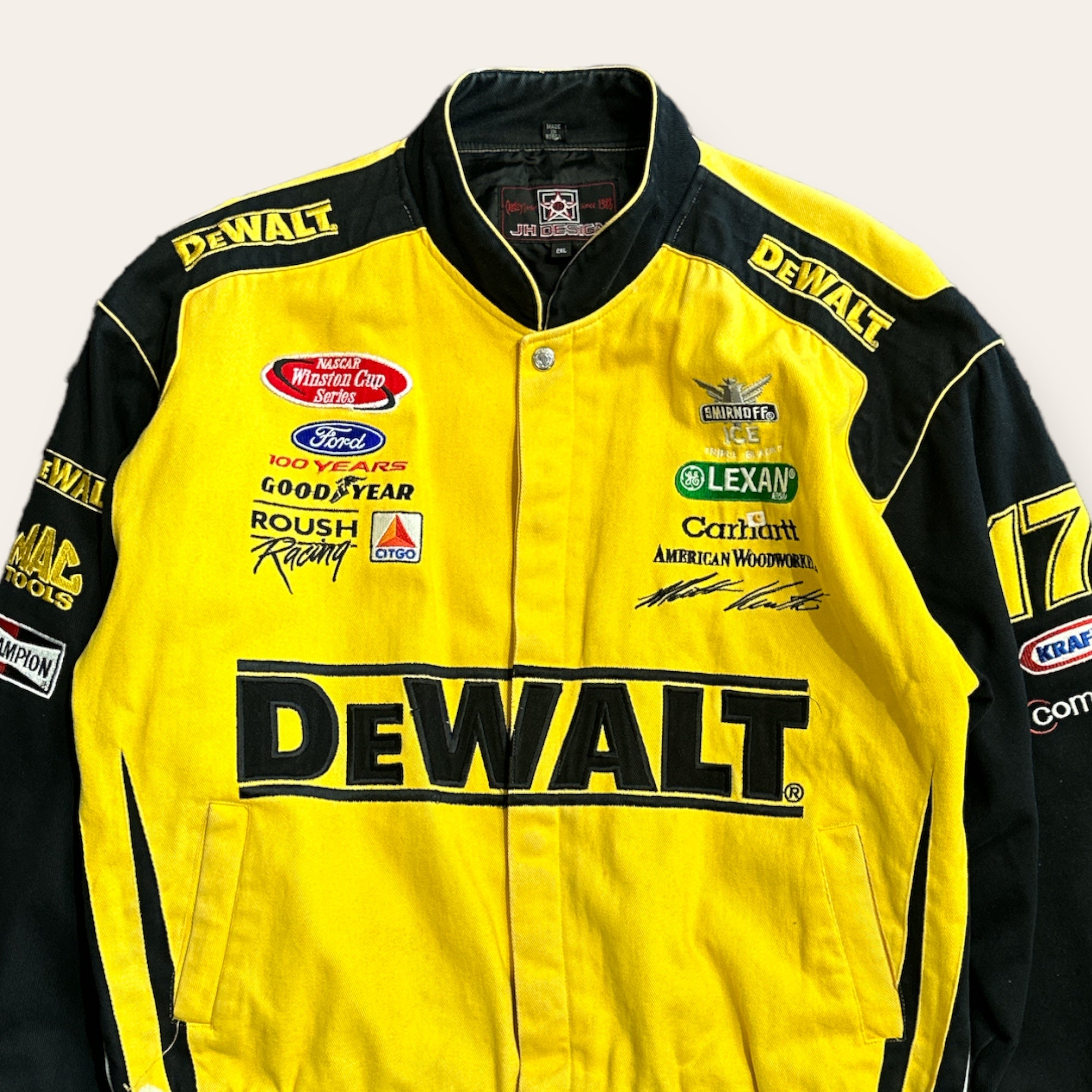 Vintage Dewalt Racing Jacket Size XXL