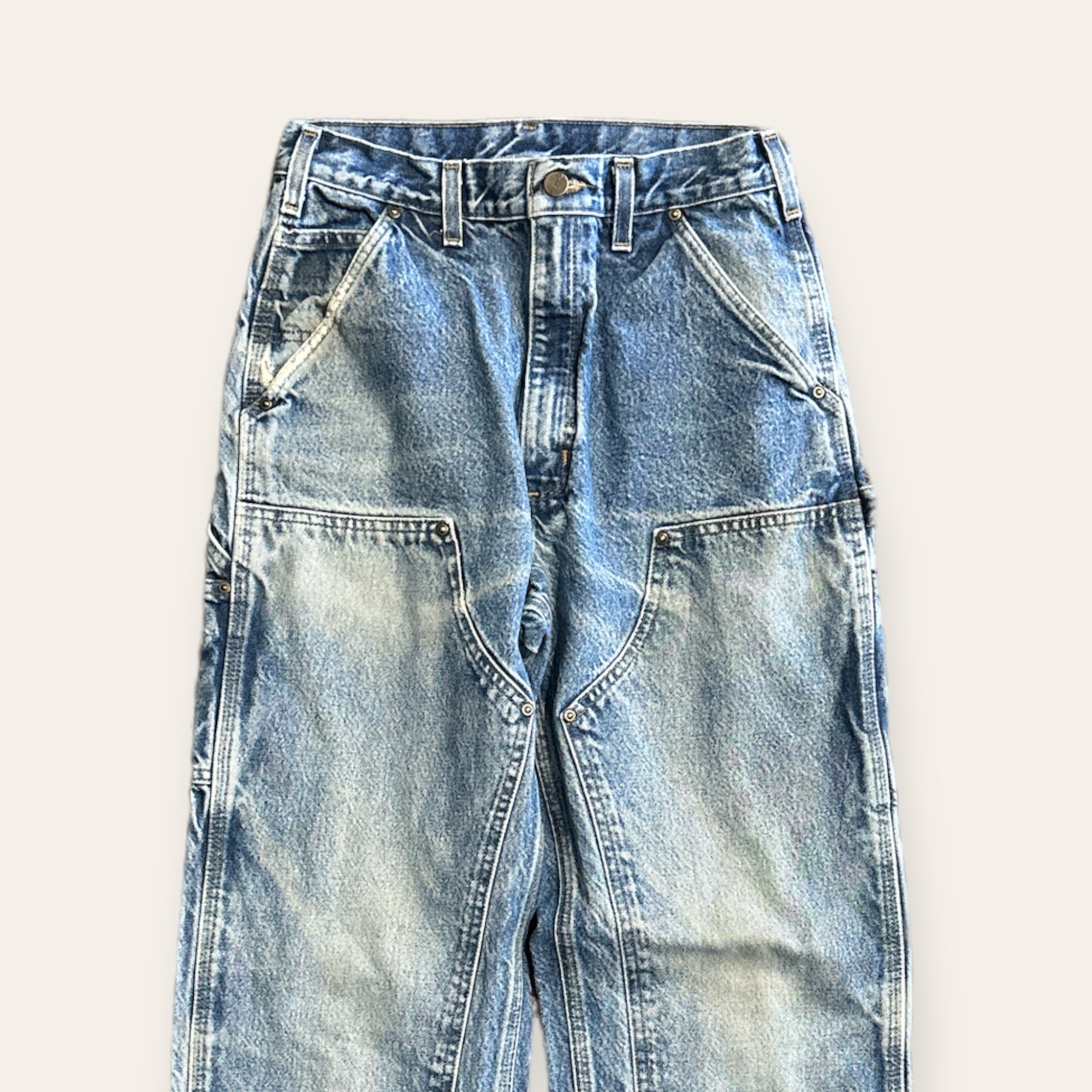 Carhartt Double Knee Washed Denim Size 31x34