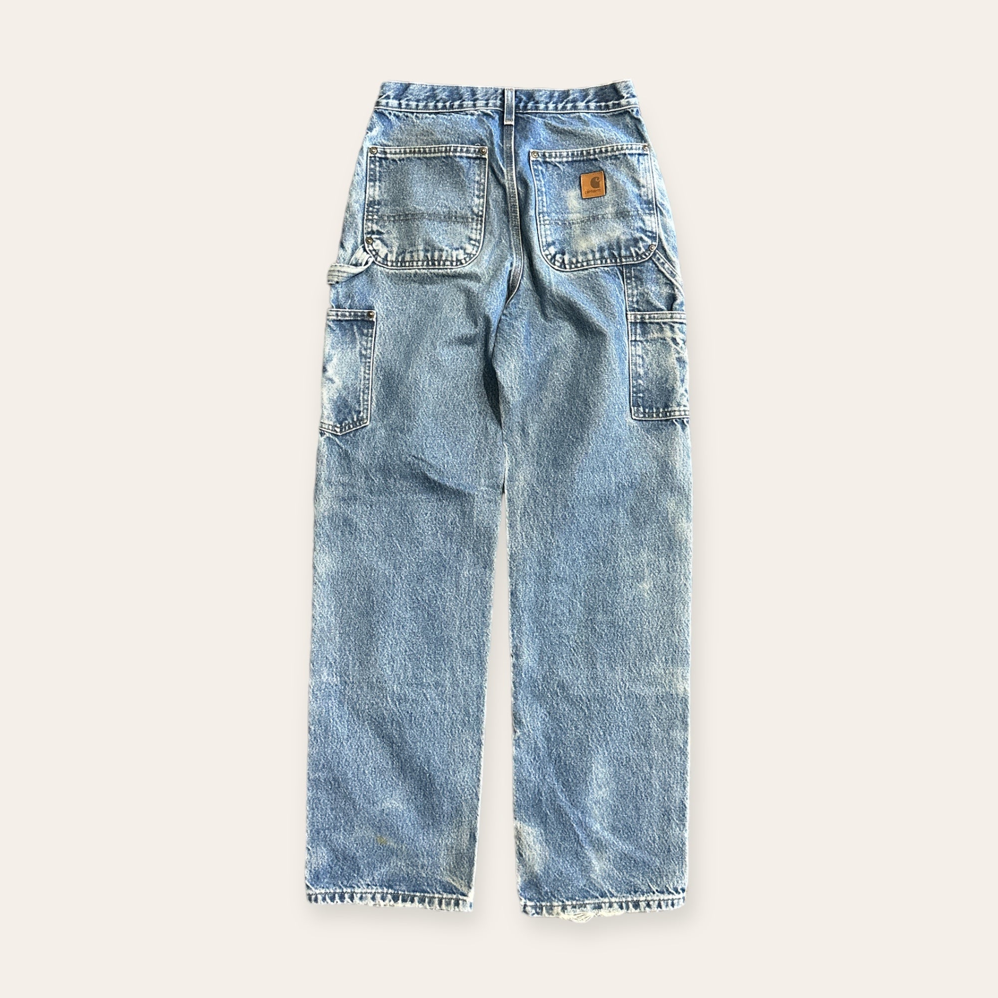 Carhartt Double Knee Washed Denim Size 31x34