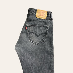 Levis 501 Grey Washed Jeans Size 32x32