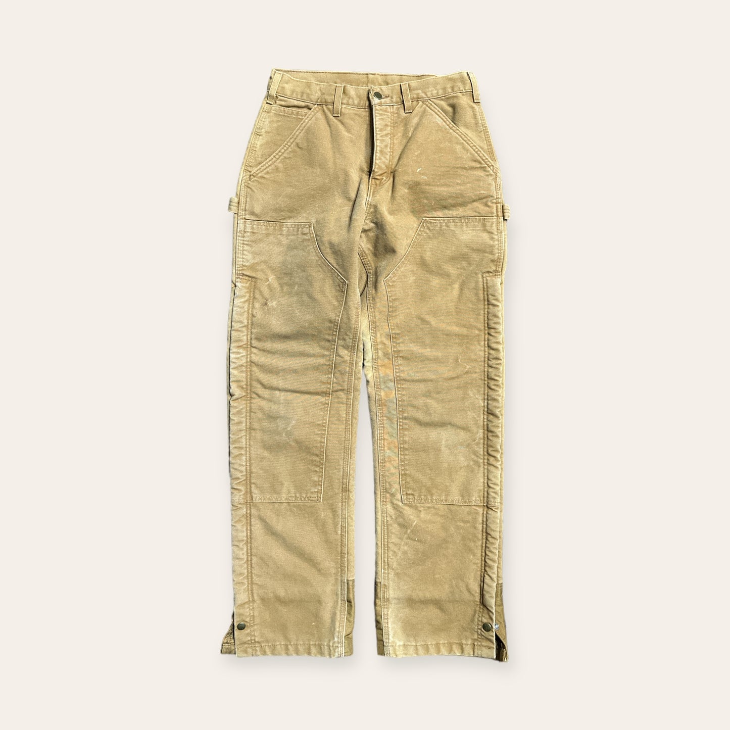 Carhartt Fleece Lined Double Knee Pants Size 30x32