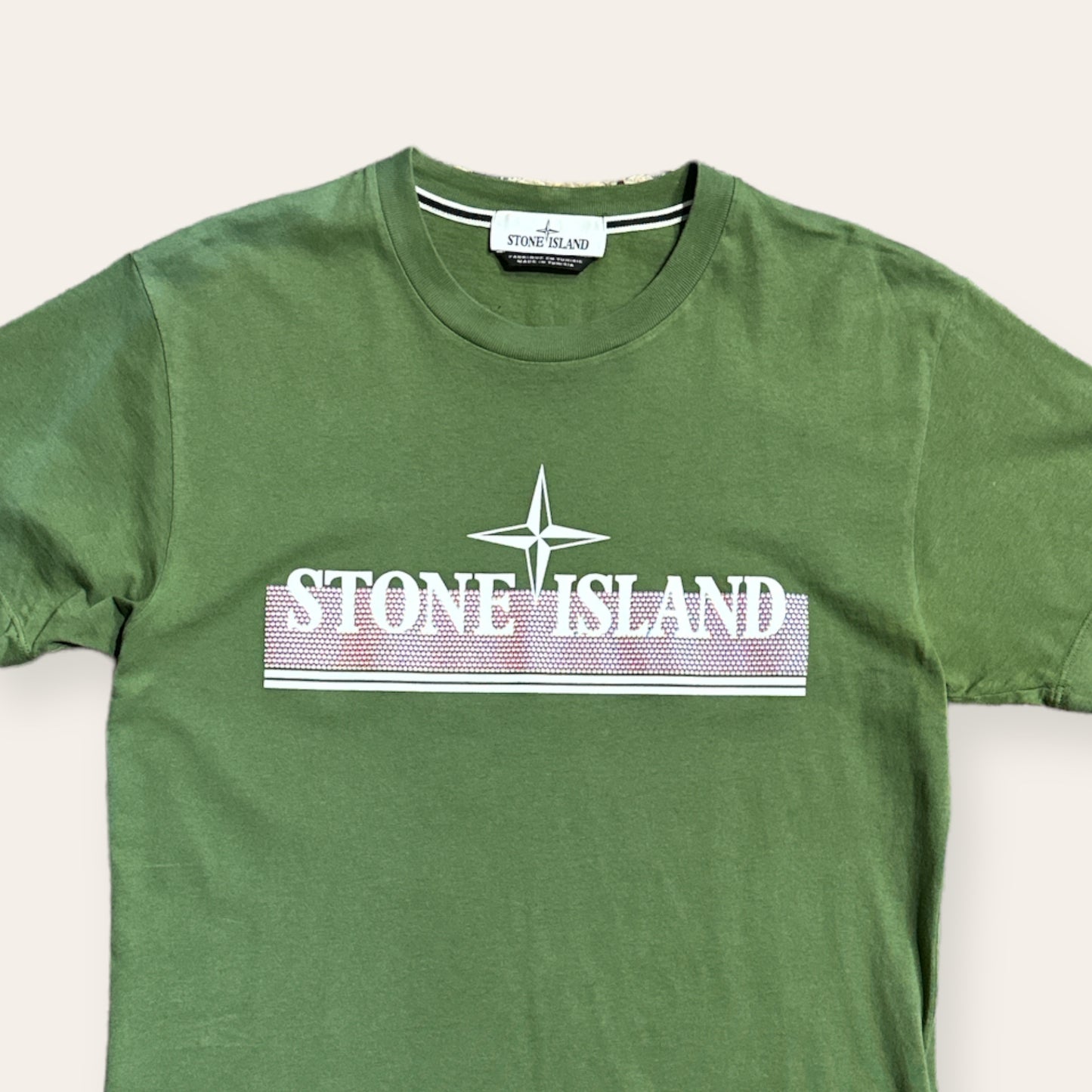 Stone Island Tee Green Size S