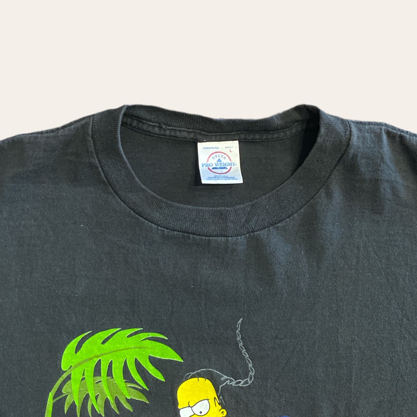 2001 Simpsons Homer Tee Size L