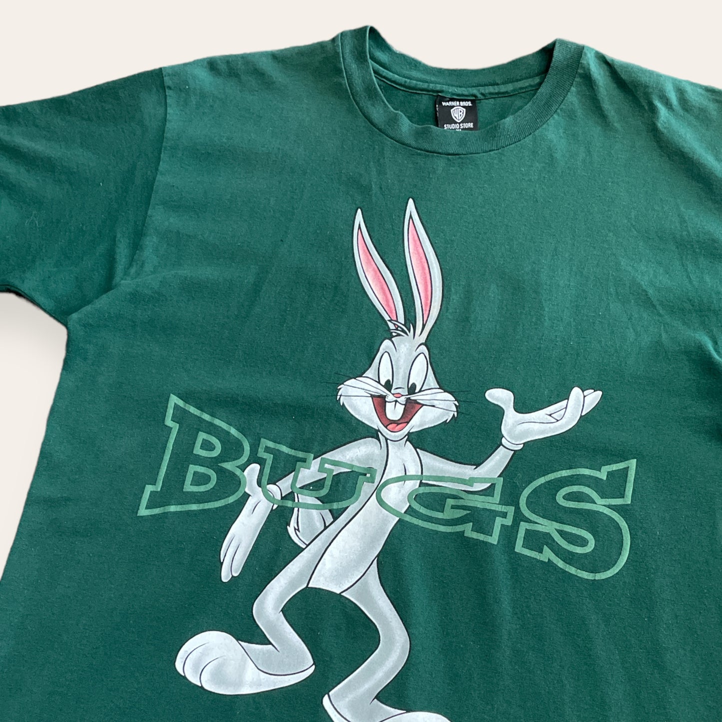 1998 Bugs Bunny Tee Green Size XL