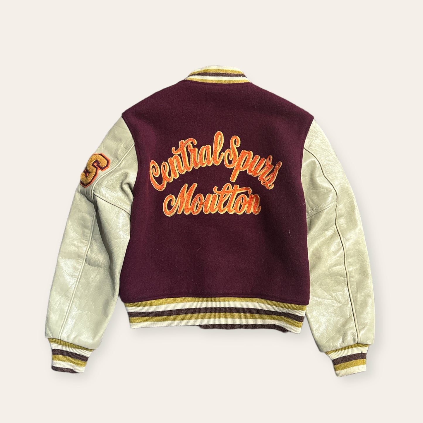 Vintage Central Spurs Varsity Jacket Size S