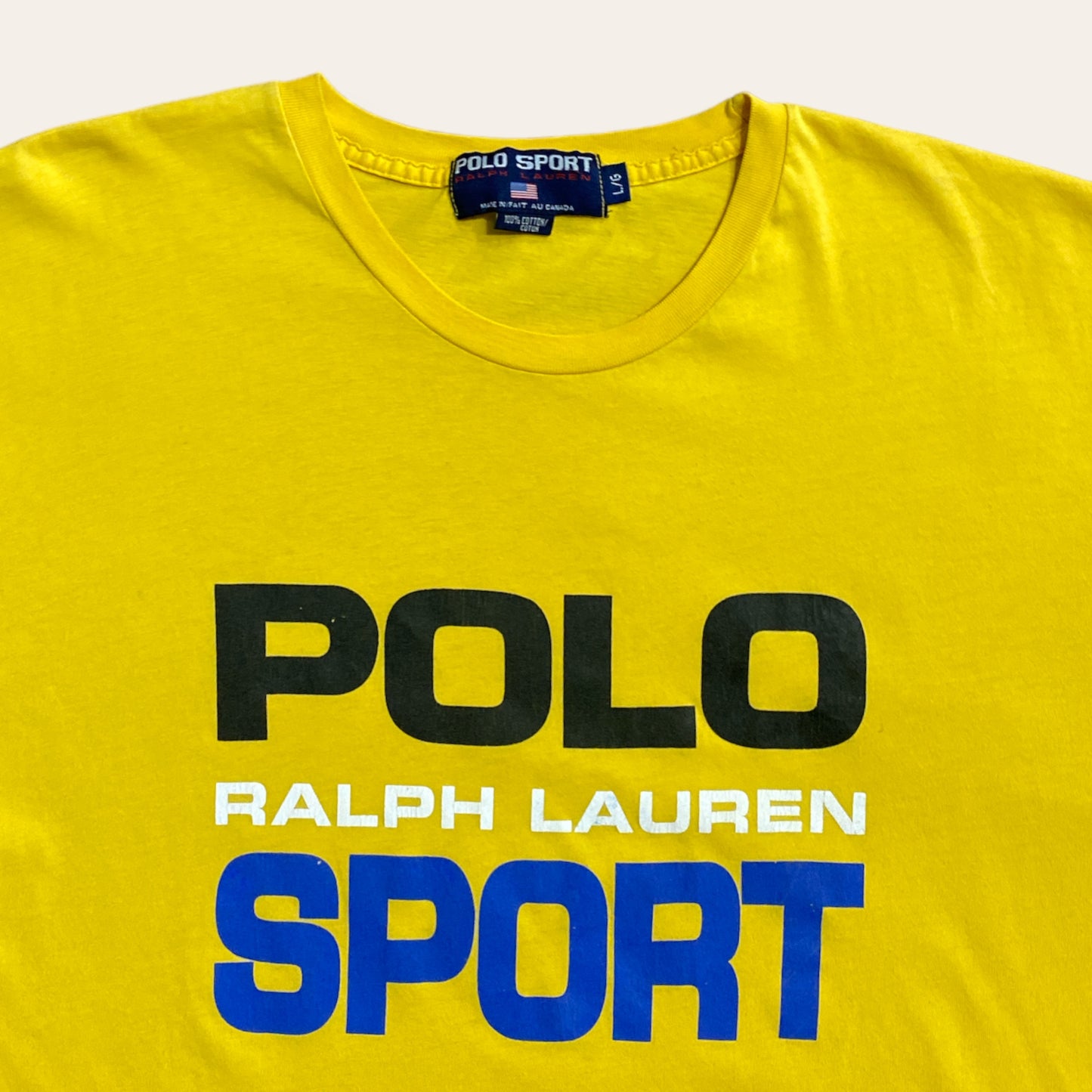 Vintage Polo Ralph Lauren Sport Tee Size L