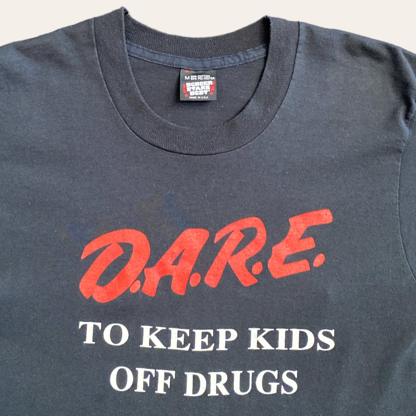 DARE 'To Keep Kids Off Drugs' Tee Size M