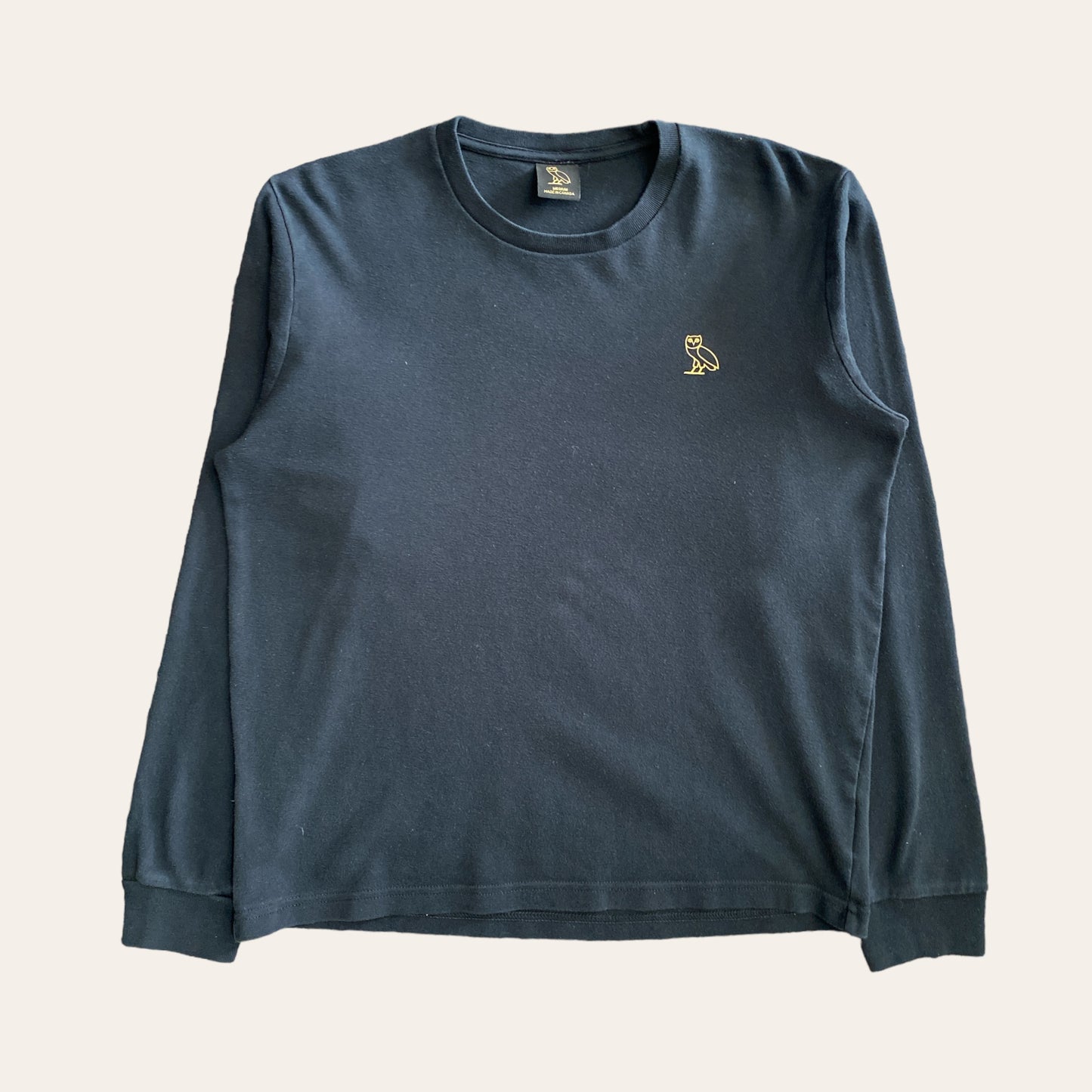 OVO Small Owl Long Sleeve Size M