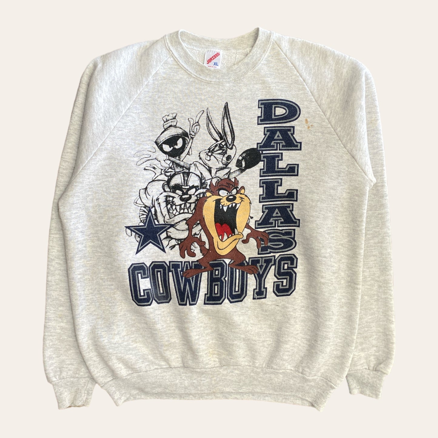 90's Dallas Cowboys x Taz Sweater Size XL