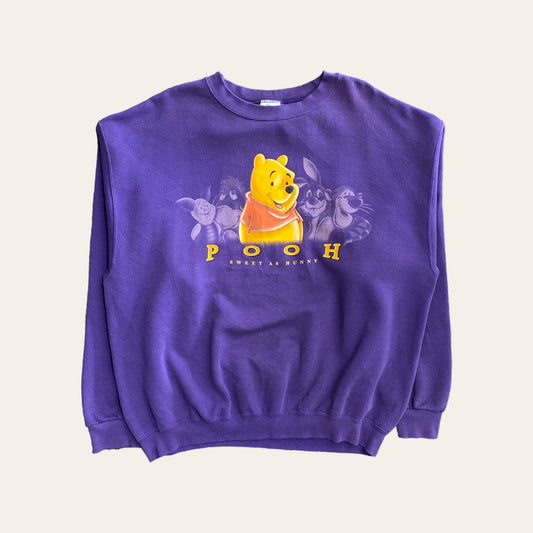 Vintage Winnie the Pooh Tee Purple Size L