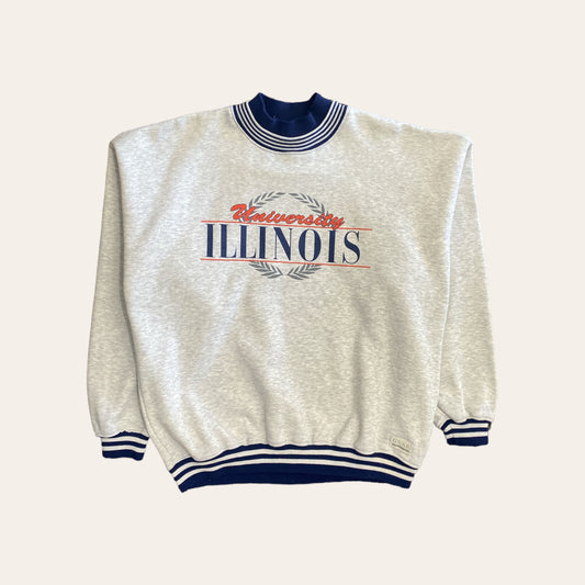 Vintage University of Illinois Sweater Size XL