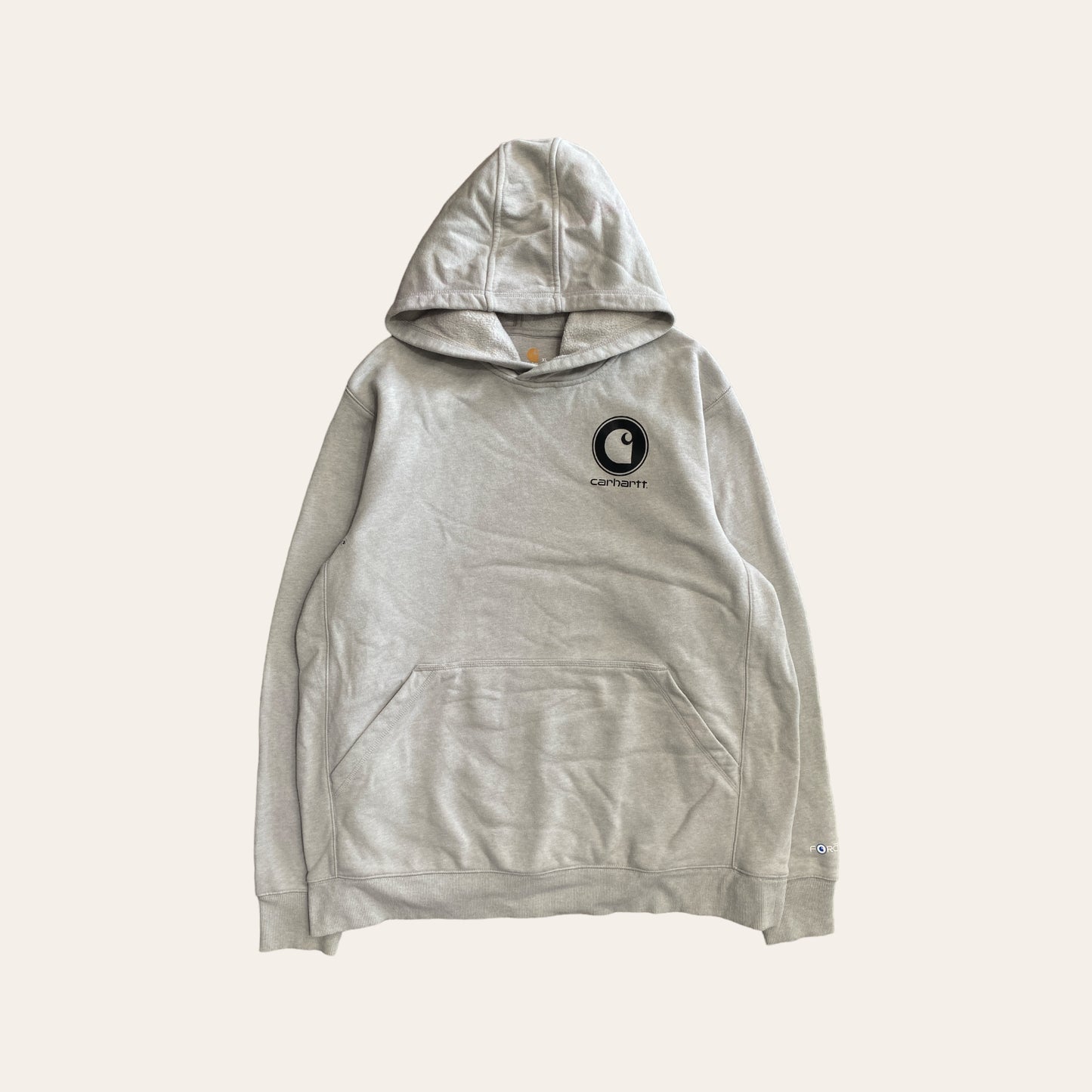 Carhartt Pullover Hoodie Grey Size XL