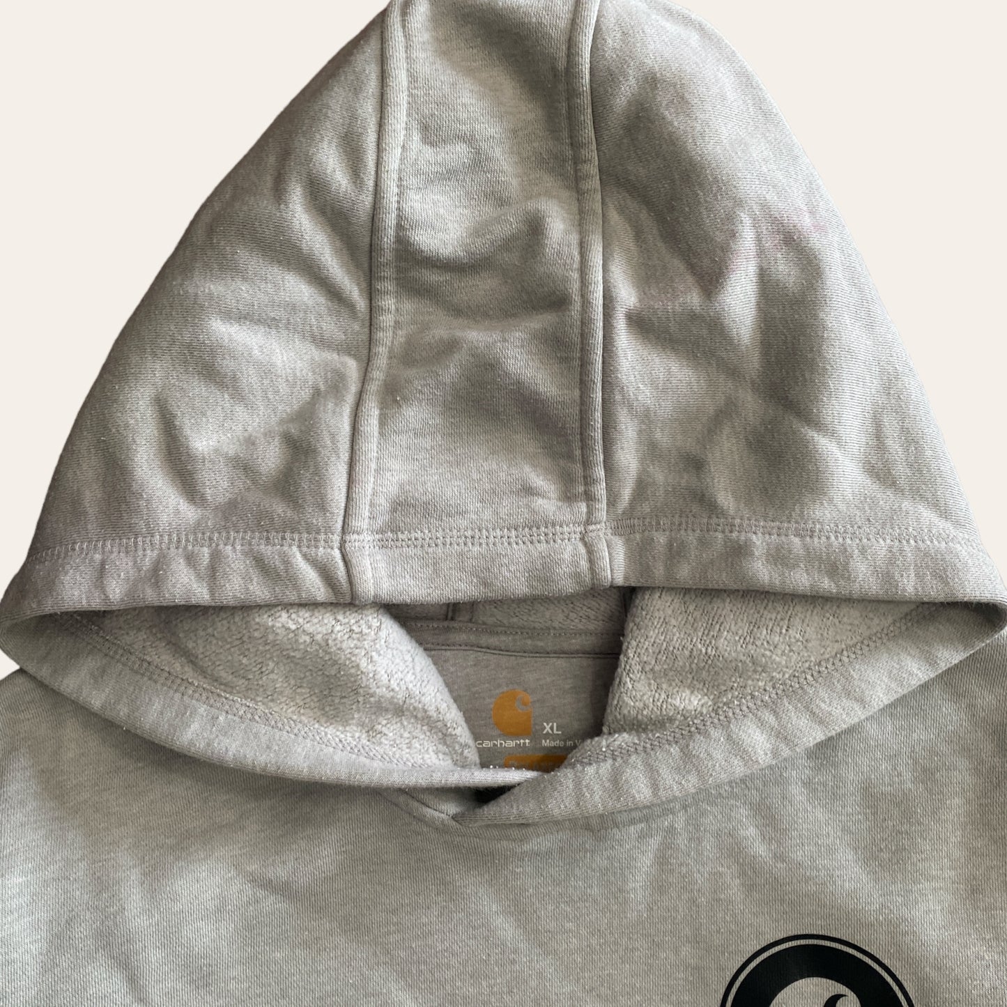 Carhartt Pullover Hoodie Grey Size XL