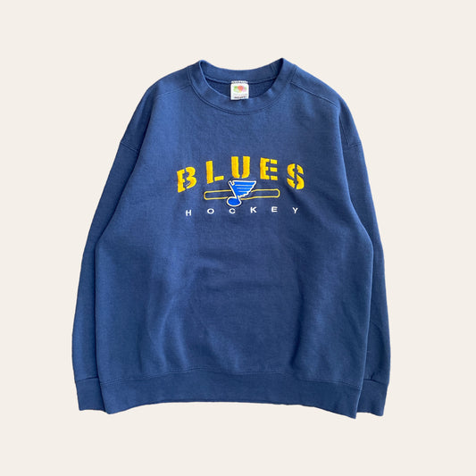 Vintage Blues Hockey Sweater Size L