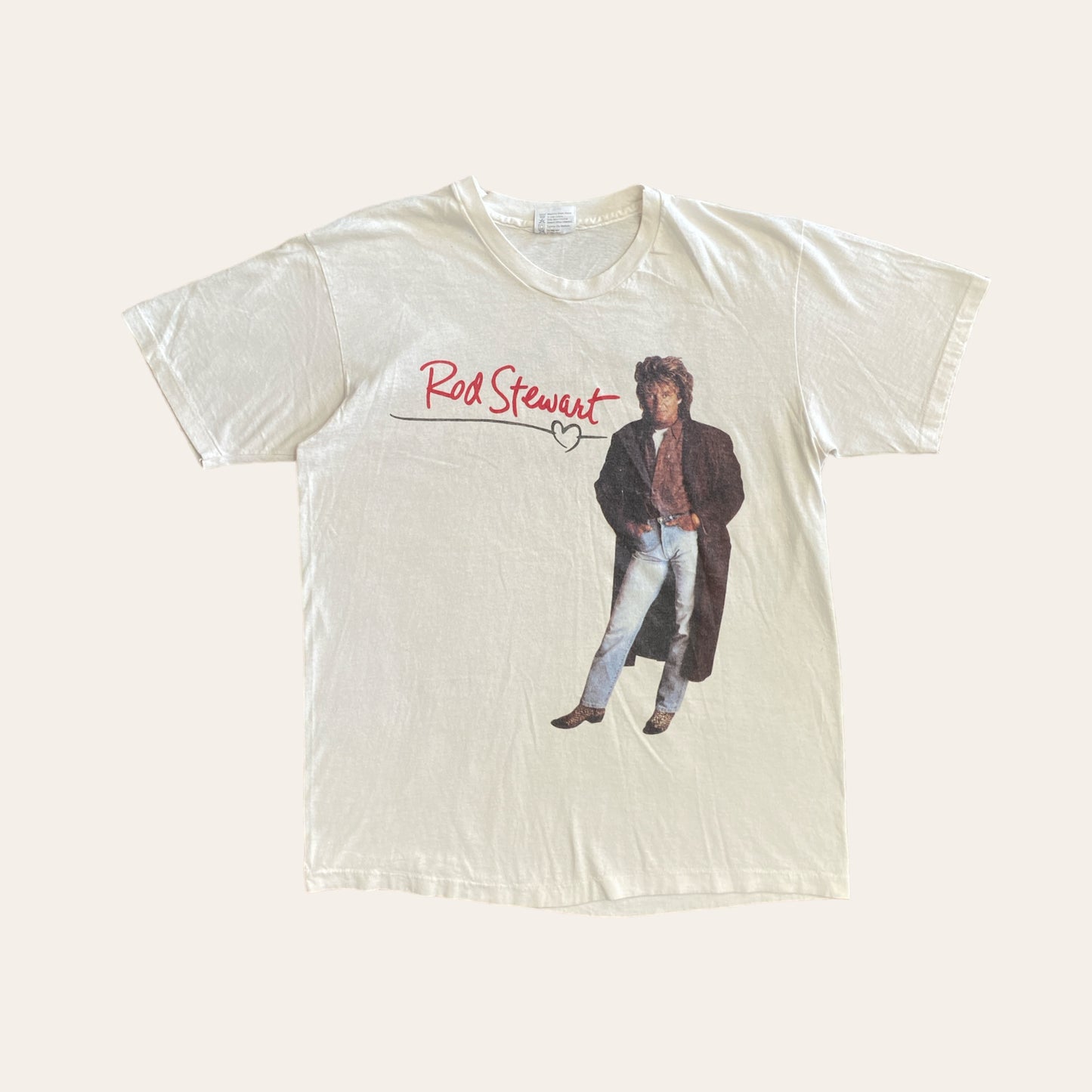 1991 Rod Stewart Tour Tee Size L