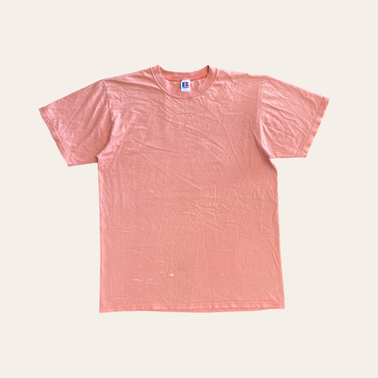 90's Russell Blank Tee Pink Size L