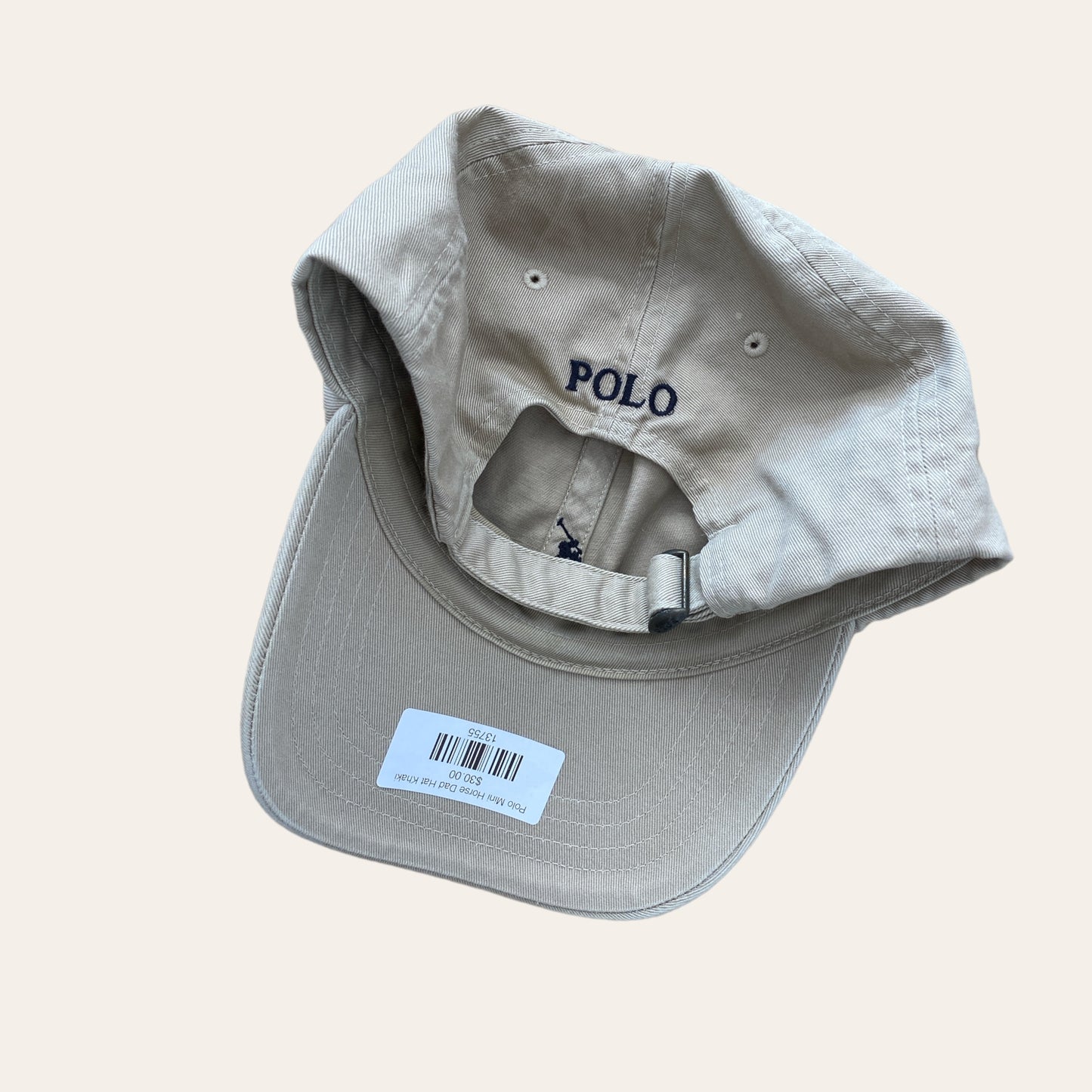 Polo Mini Horse Dad Hat Khaki