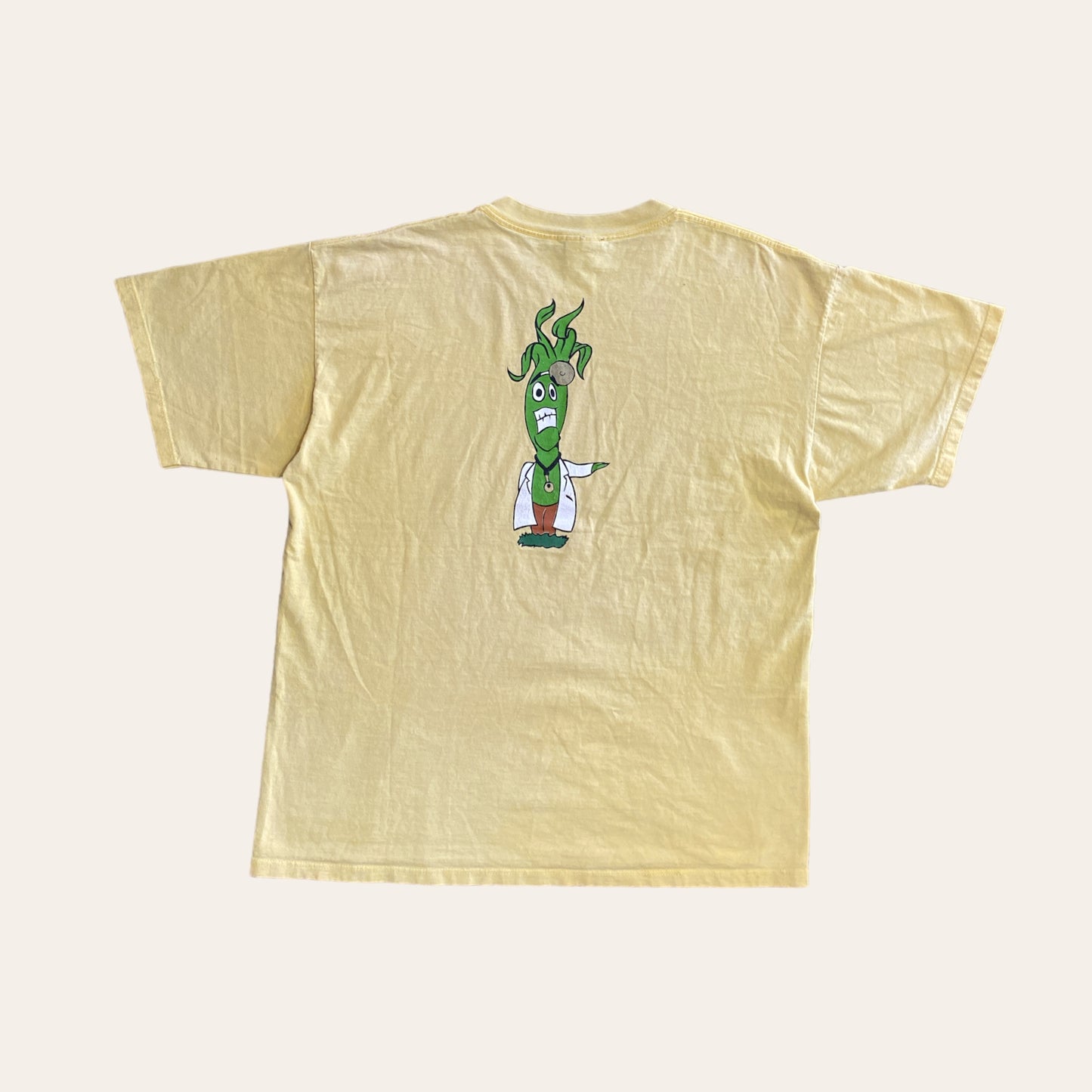 Vintage Plant Doctor Tee Yellow Size XL