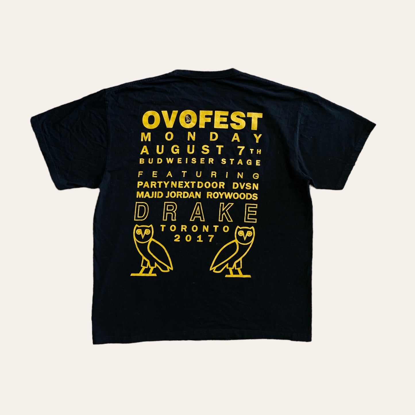 17' OVO Fest Tee Black Size L