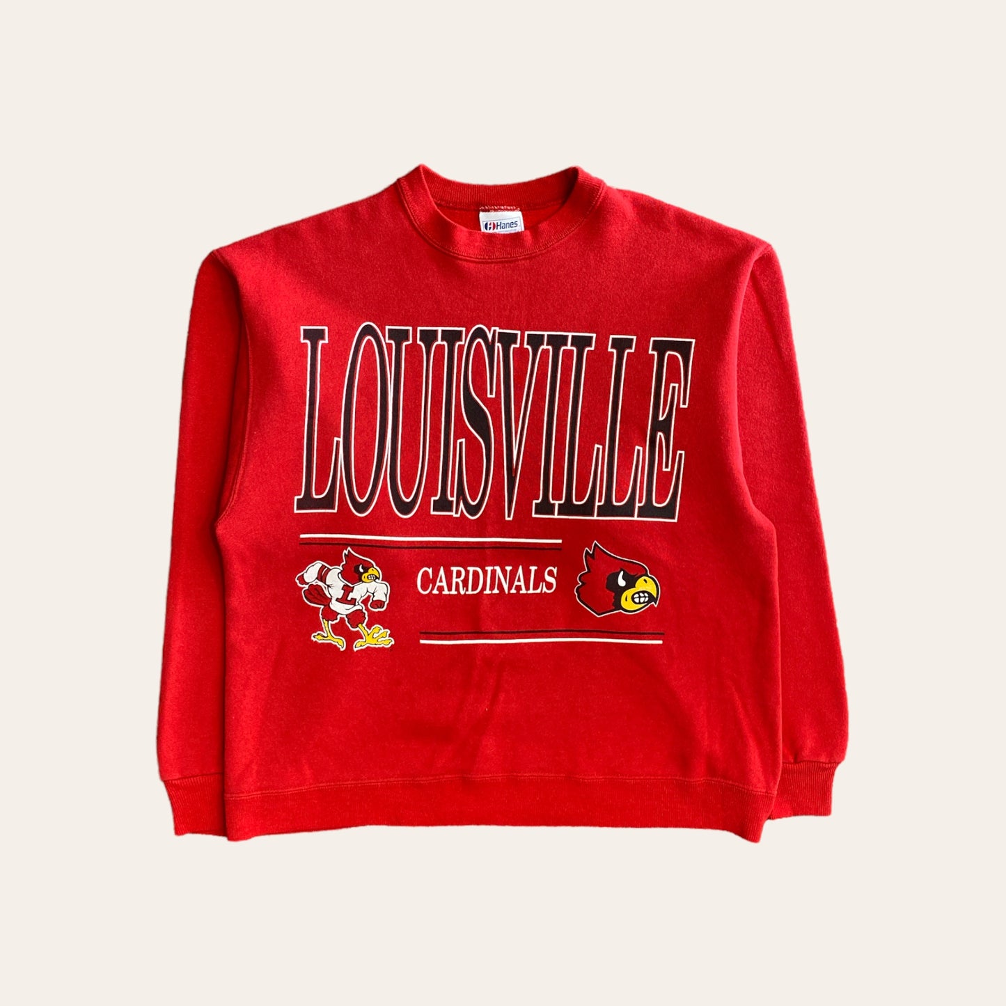 90's Louisville Cardinals Sweater Red Size L