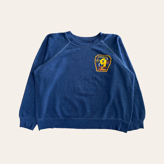 Vintage Firefighters Company 9 Sweater Size M