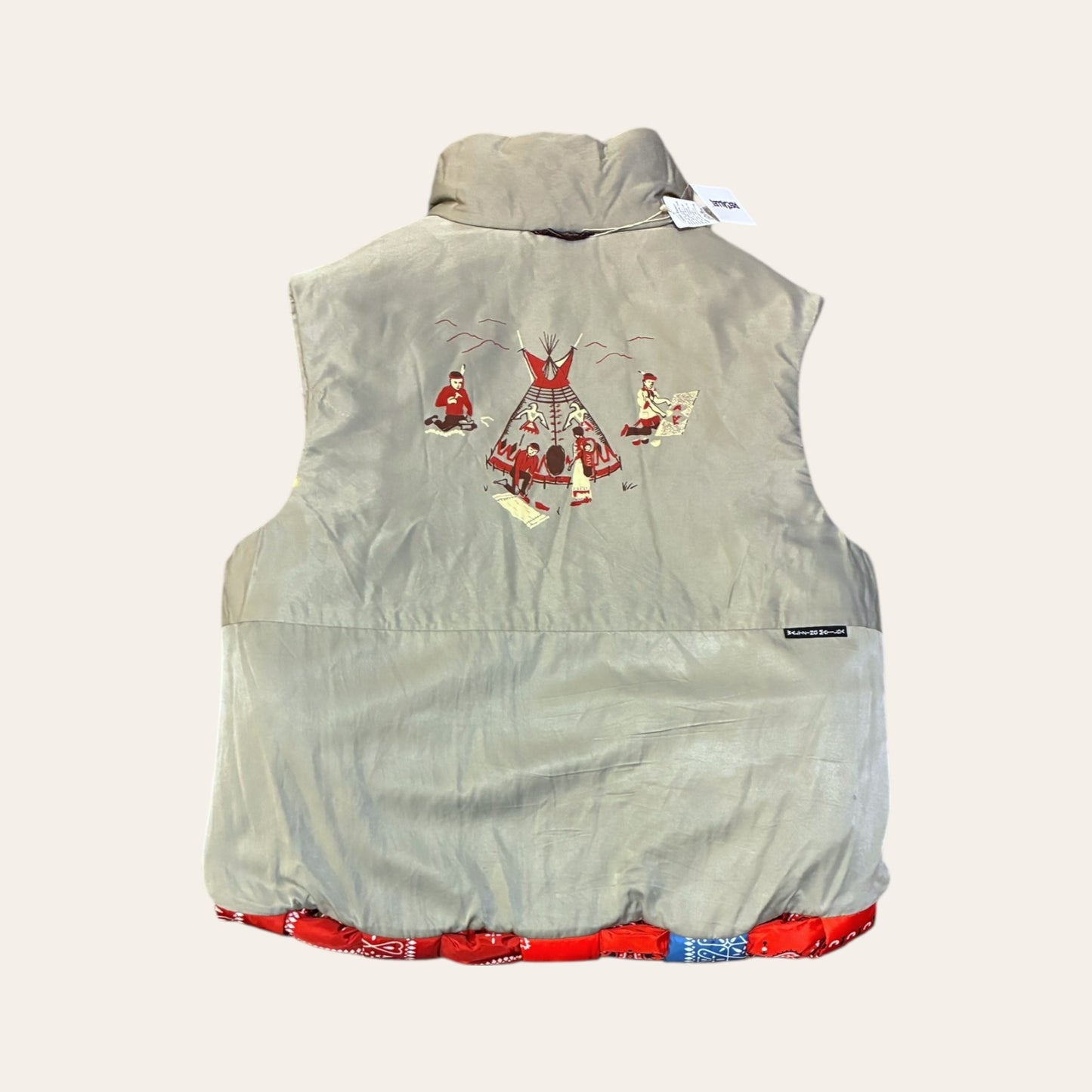 Kapital Bandana Woven Keel Vest Size L