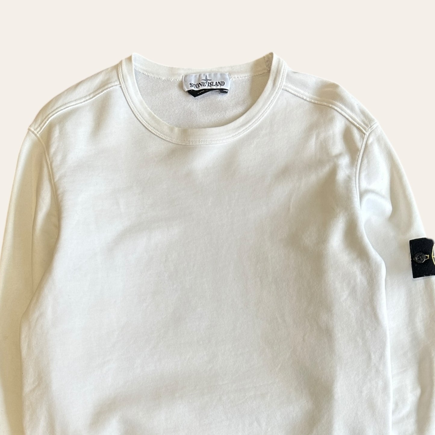 Stone Island Sweater White Size M