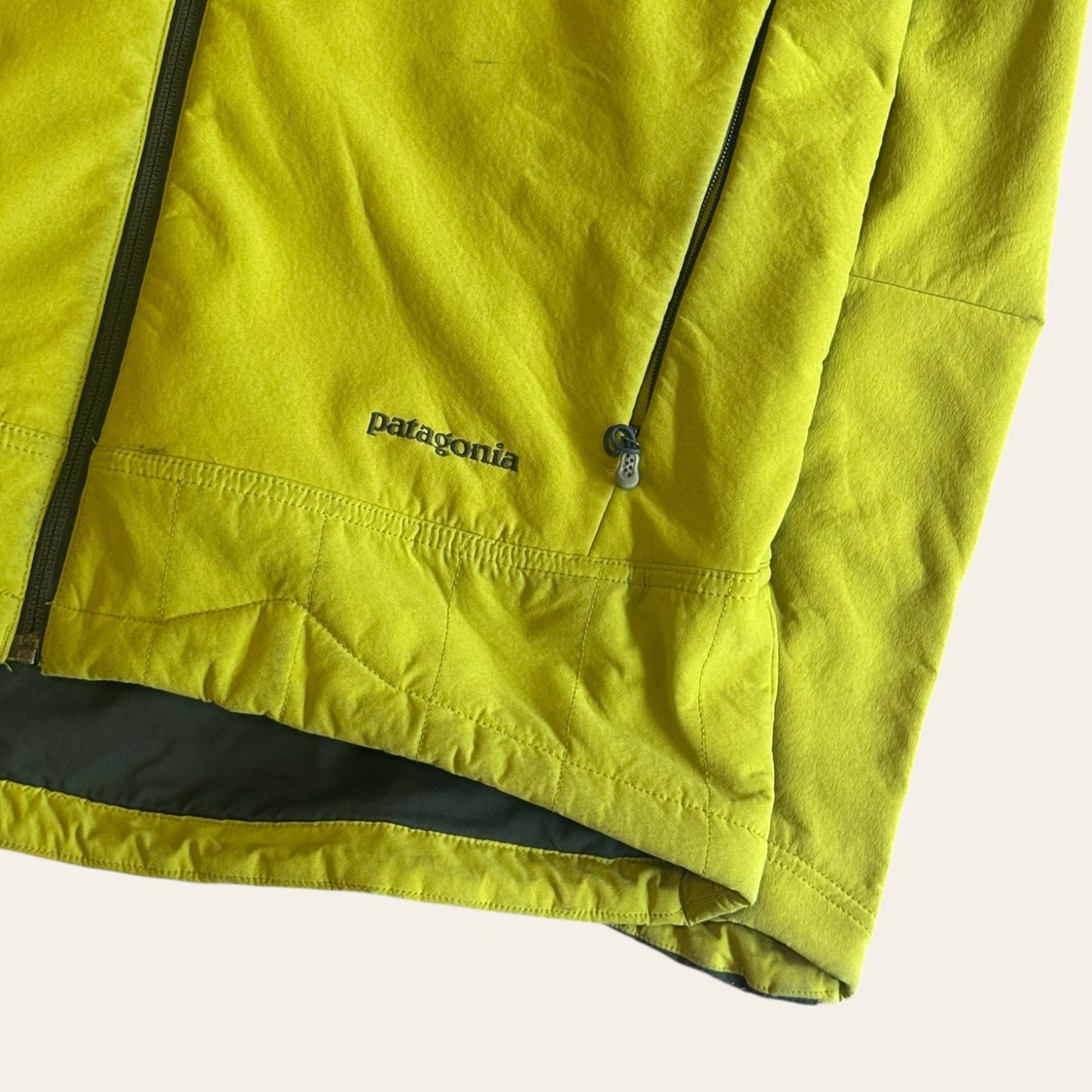 Patagonia Fleece lined Jacket Lime Green Size M