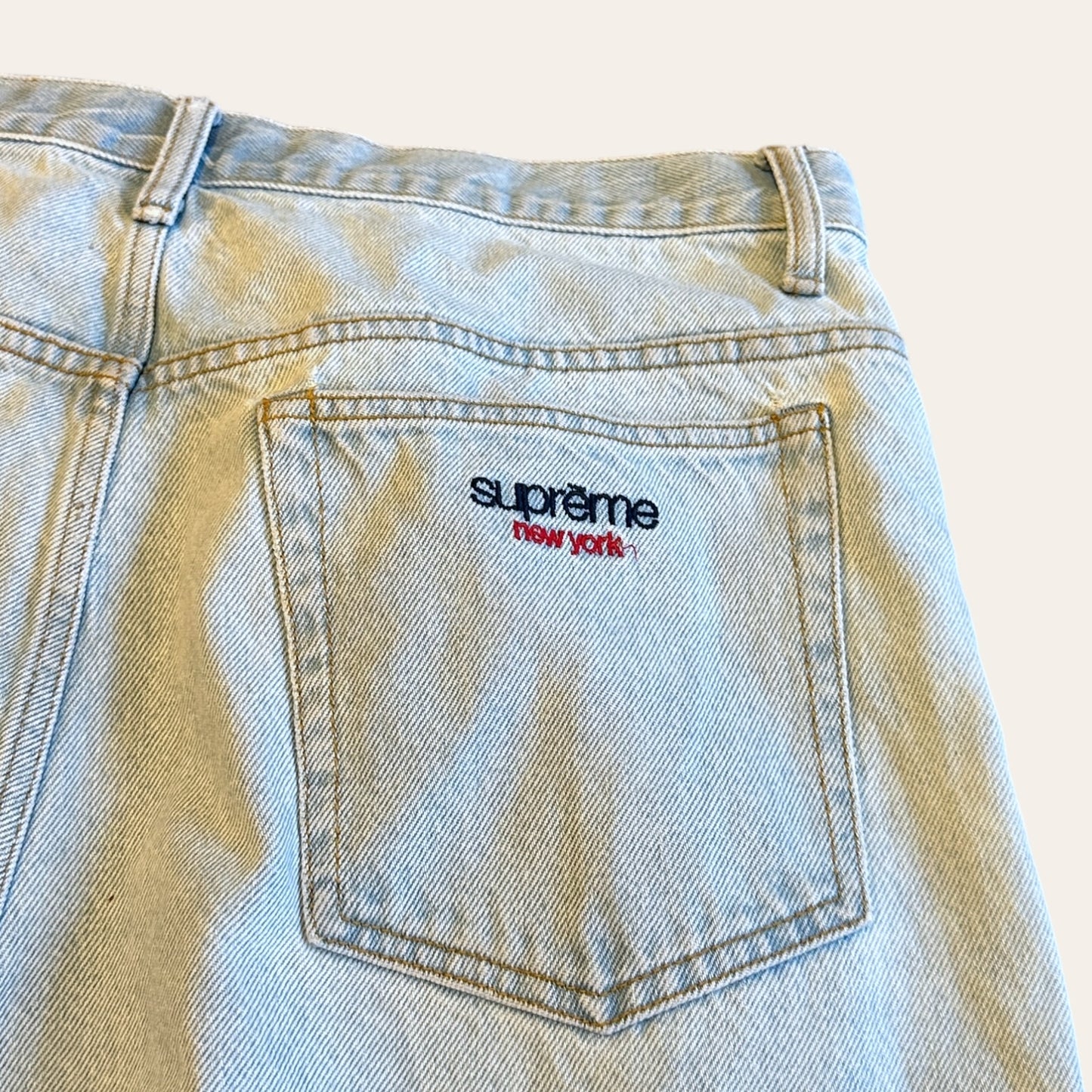 Supreme Light Wash Denim Size 32