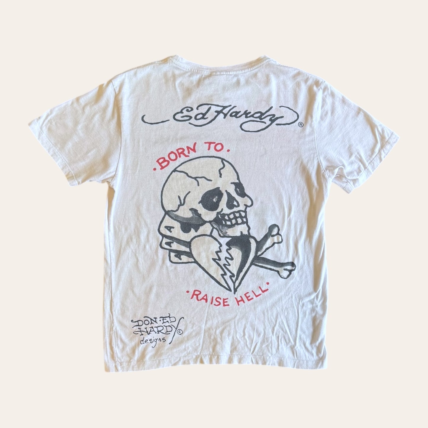Ed Hardy Raise Hell Tee Size M