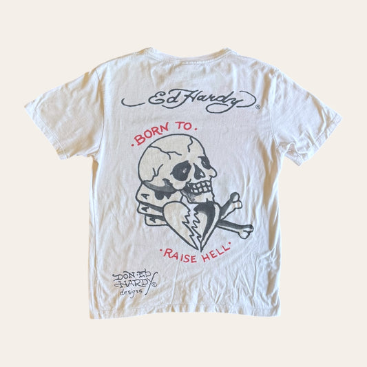 Ed Hardy Raise Hell Tee Size M