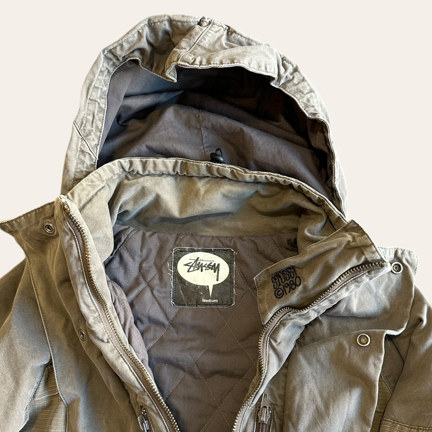 00s Stussy Cargo Parka Size L