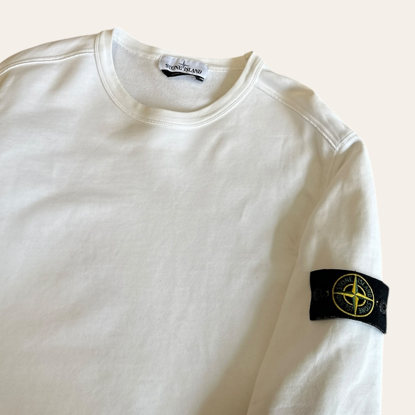 Stone Island Sweater White Size M